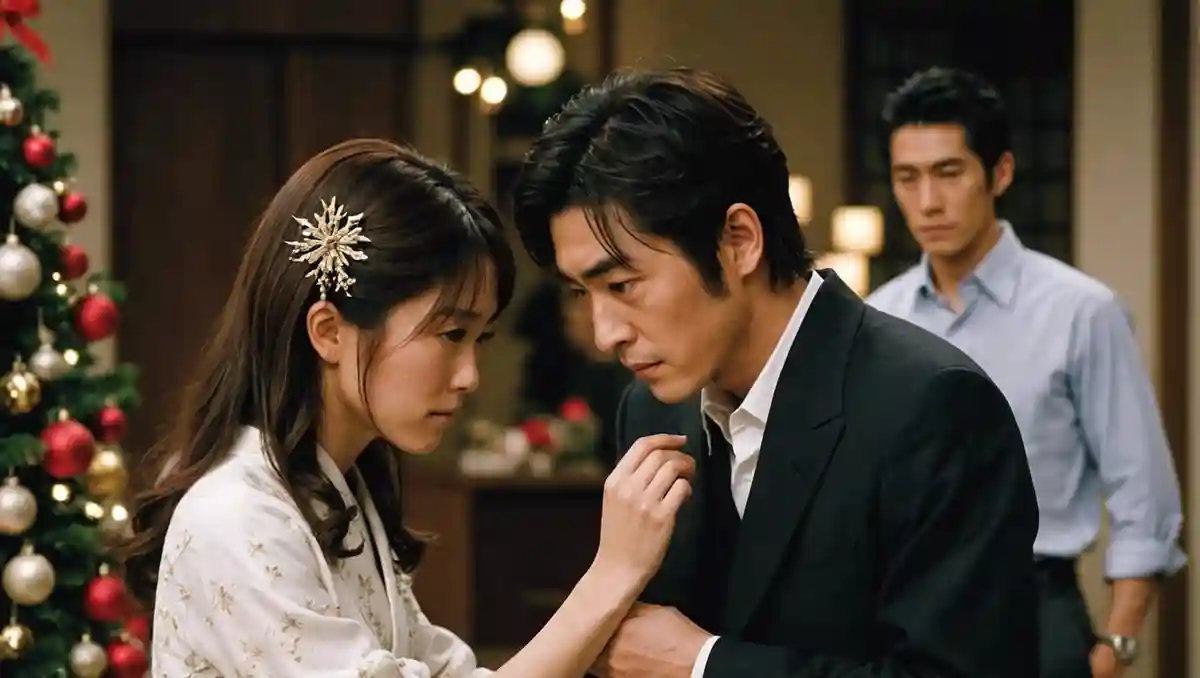 Which Japanese drama features the classic song 'All I Want For Christmas Is You' as its theme?