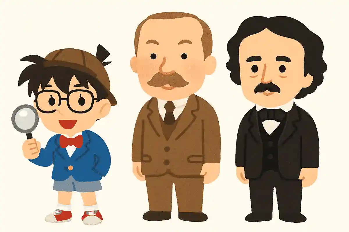 Who are the two people after whom Edogawa Conan was named?