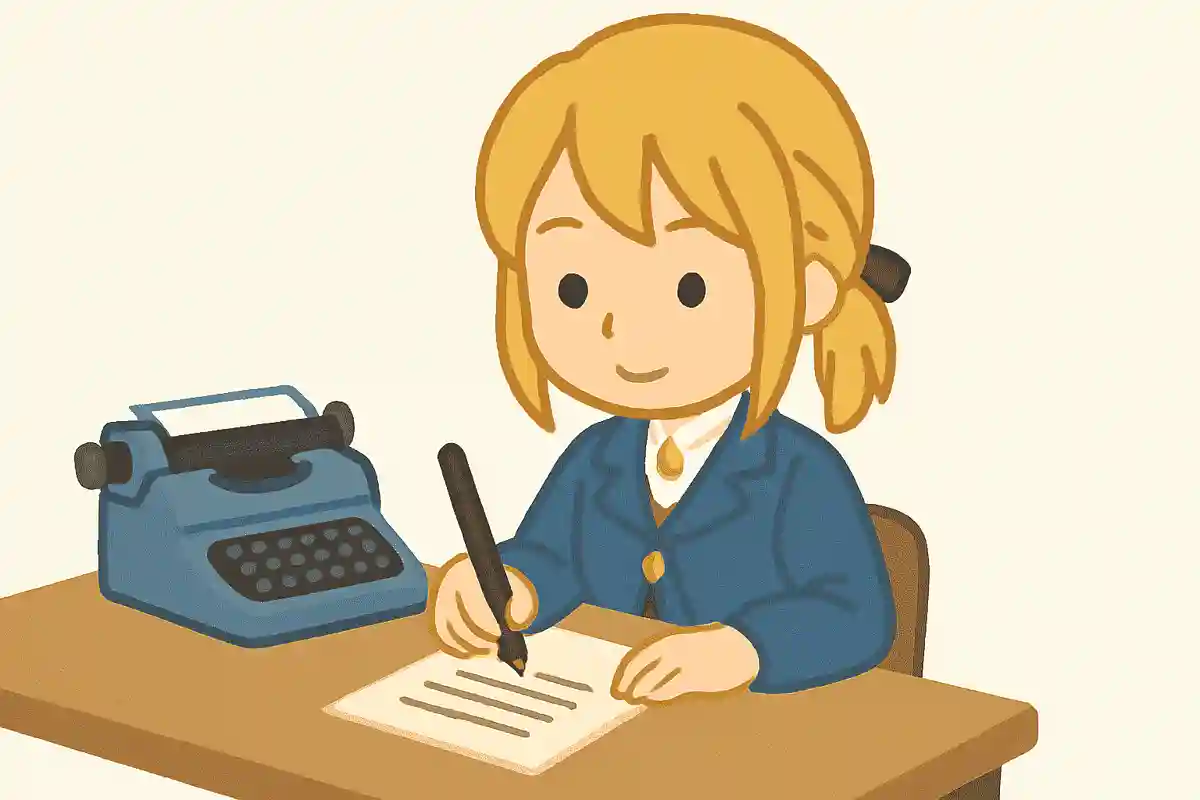 What do you call a person who ghostwrites/acts as a letter-writing proxy like Violet from “Violet Evergarden”?