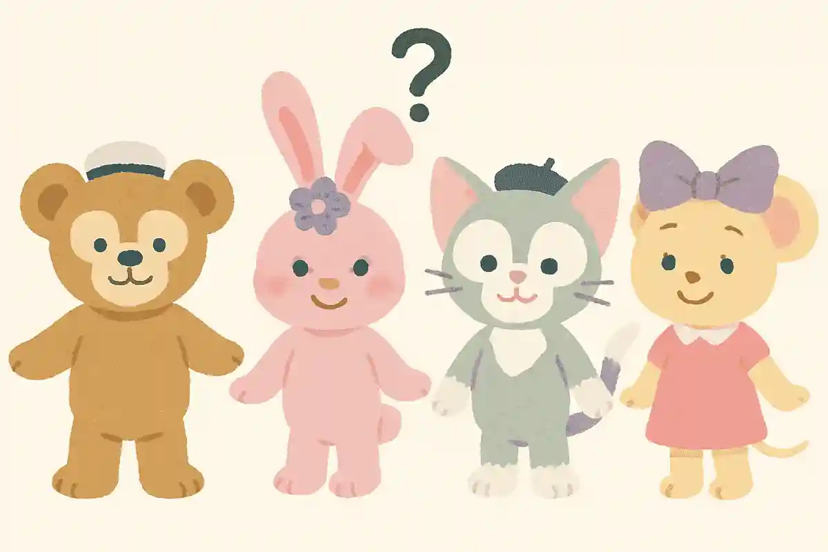 Among the following Duffy and Friends, which ones are girls?