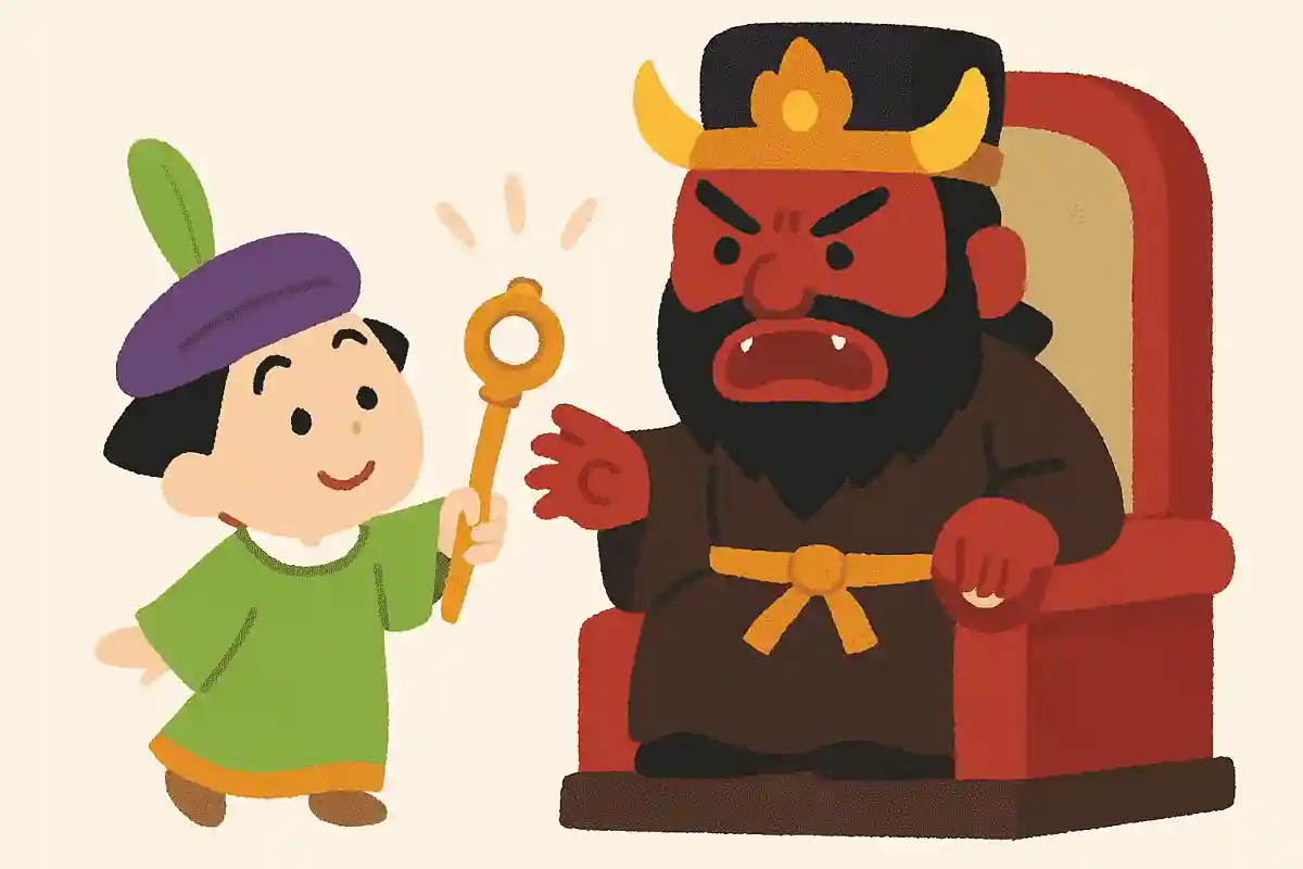 What did Ojarumaru steal from King Enma?