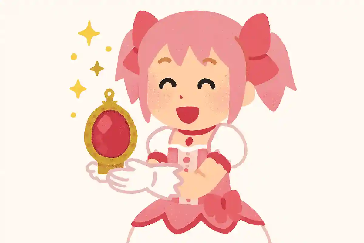 What do the magical girls in “Puella Magi Madoka Magica” gain when they defeat a witch?
