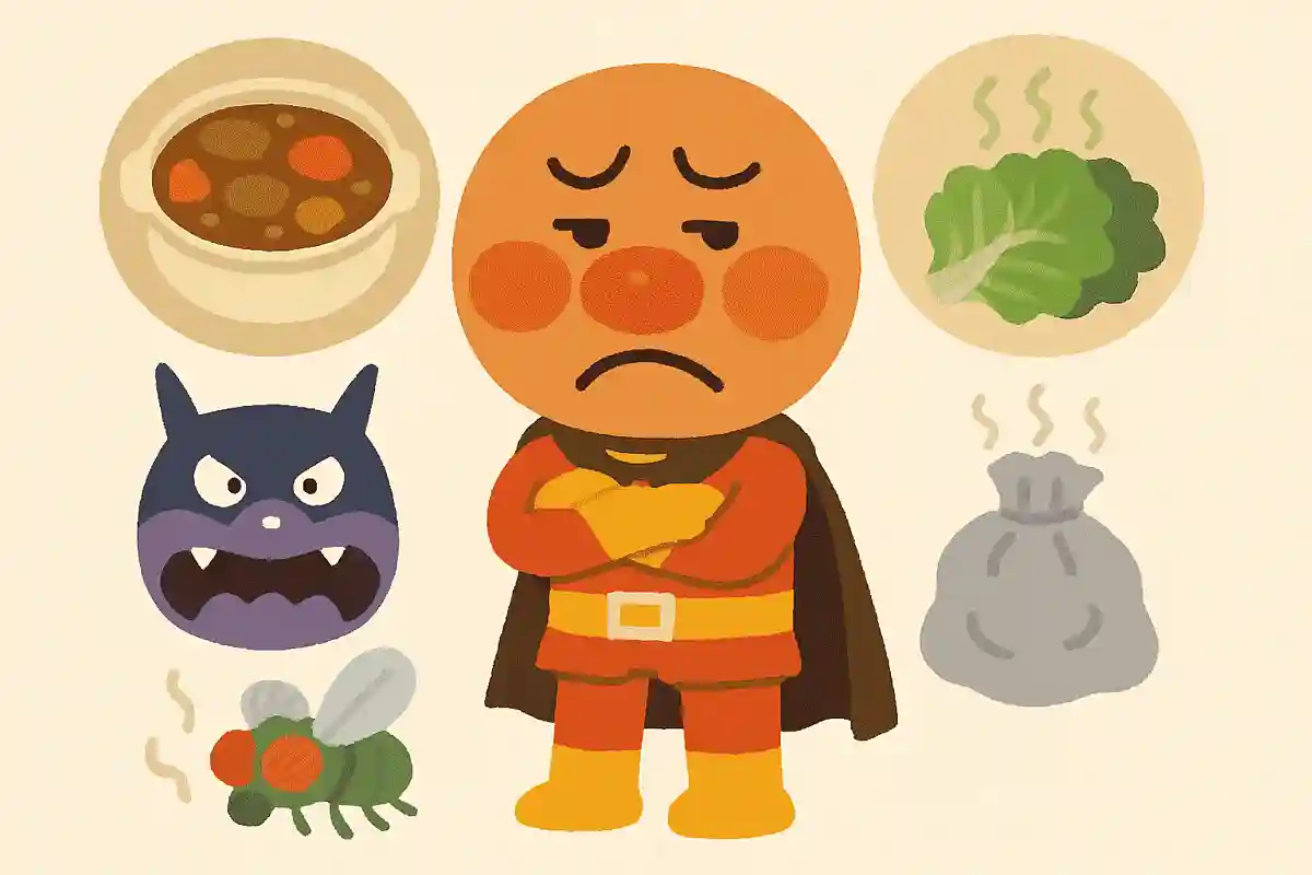 What is Anpanman not good at?