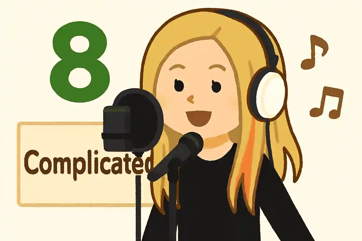 일본의 인기 유튜브 채널 ‘THE FIRST TAKE’에서 아브릴 씨가 선보인 곡은 ‘Complicated’와 무엇인가요?