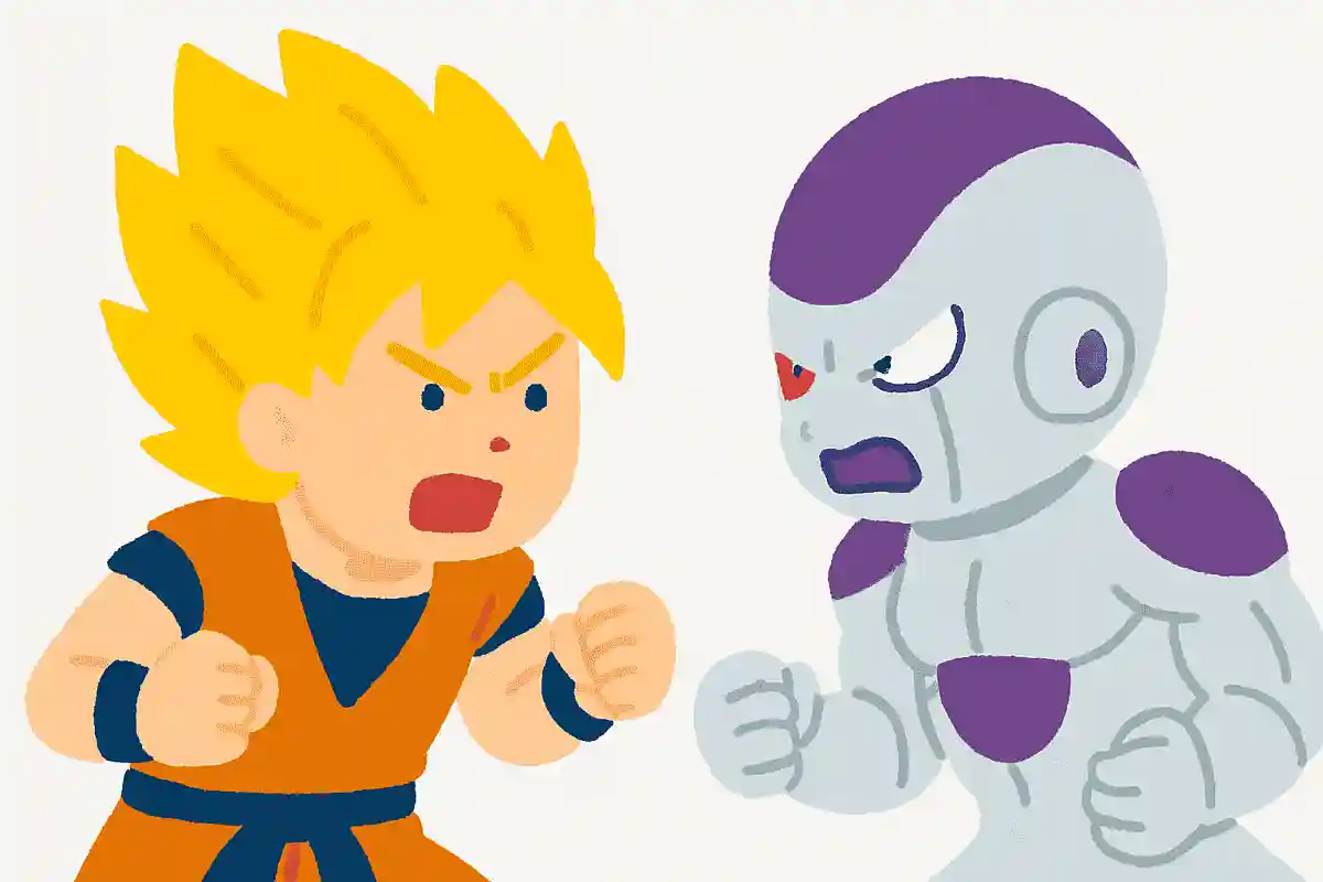 During a fight with whom did Son Goku, the protagonist of Dragon Ball, first become a Super Saiyan?