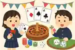 [Casino at the School Festival] Introducing classic casino games like cards and dice