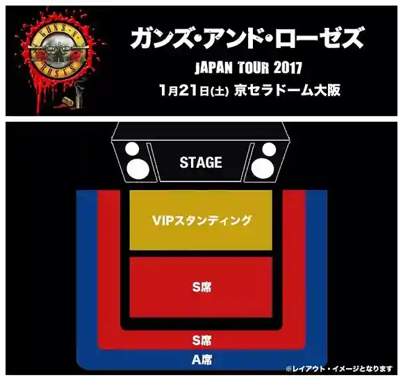 Guns N’ Roses Kyocera Dome