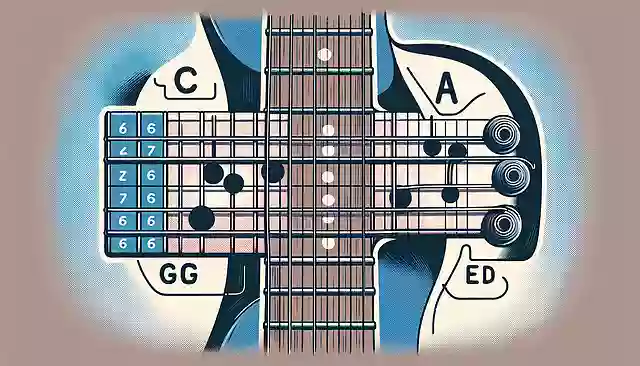 【すごく役に立つ】ギタースケールを効率よく覚えるためのCAGEDシステム