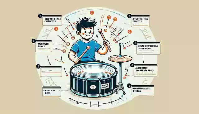 【ドラム初心者のための】ドラムロールのやり方